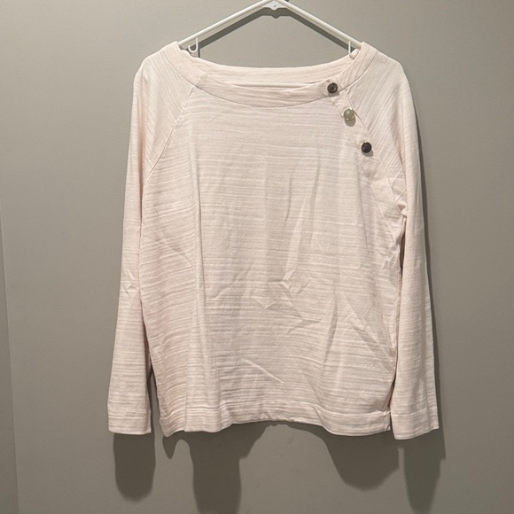 LOFT Tops - LOFT Button-Accent Top